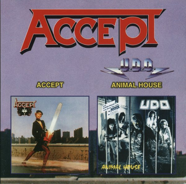 Accept m. CD accept - accept 1979. U.D.O. animal House 1987. Udo animal House обложка. Группа accept 1983.