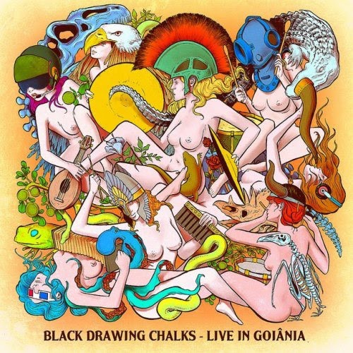 BLA45 -Black Drawing Chalks - Live In Goiânia